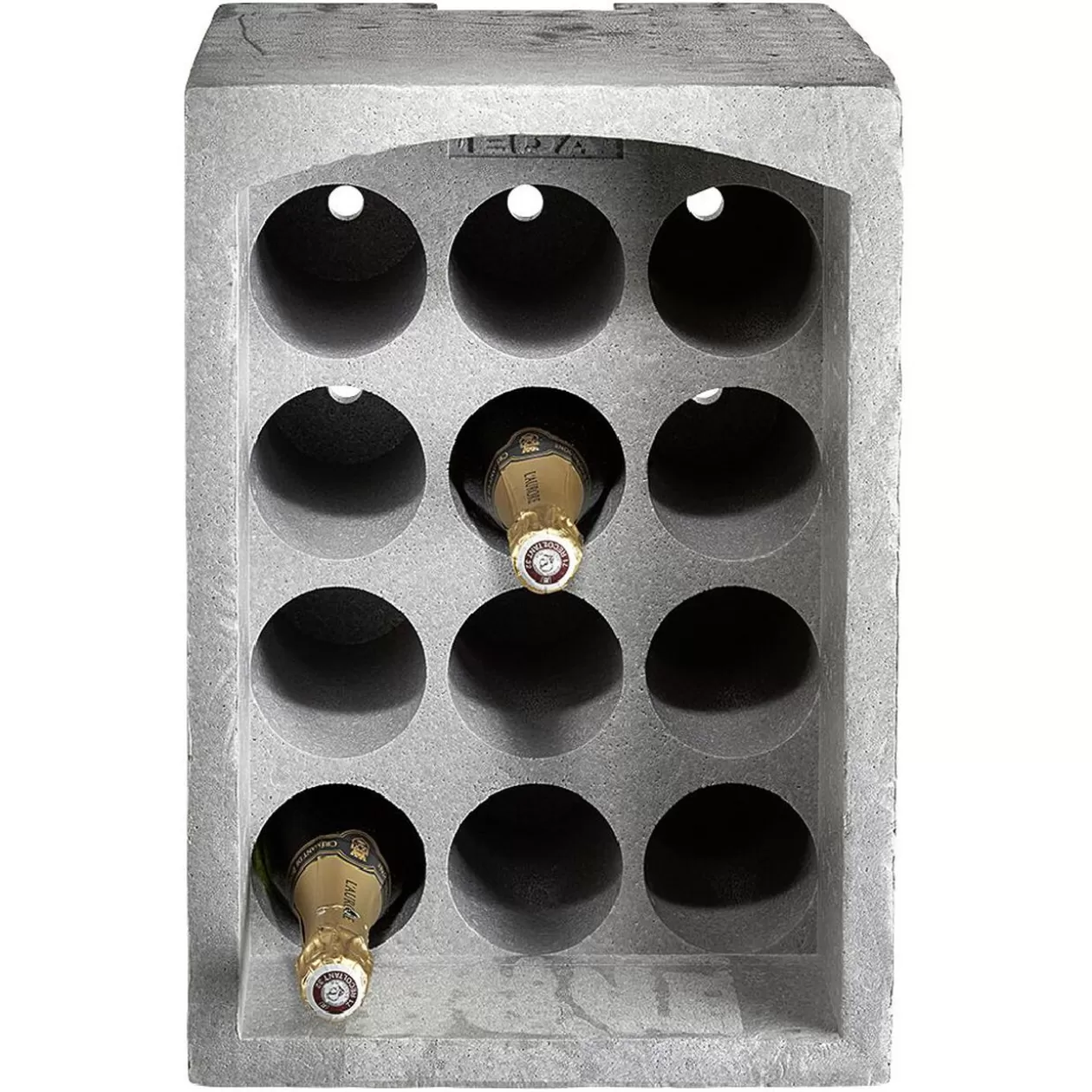 Gifi Range-bouteilles 12 emplacements gris< Rangement De Cuisine