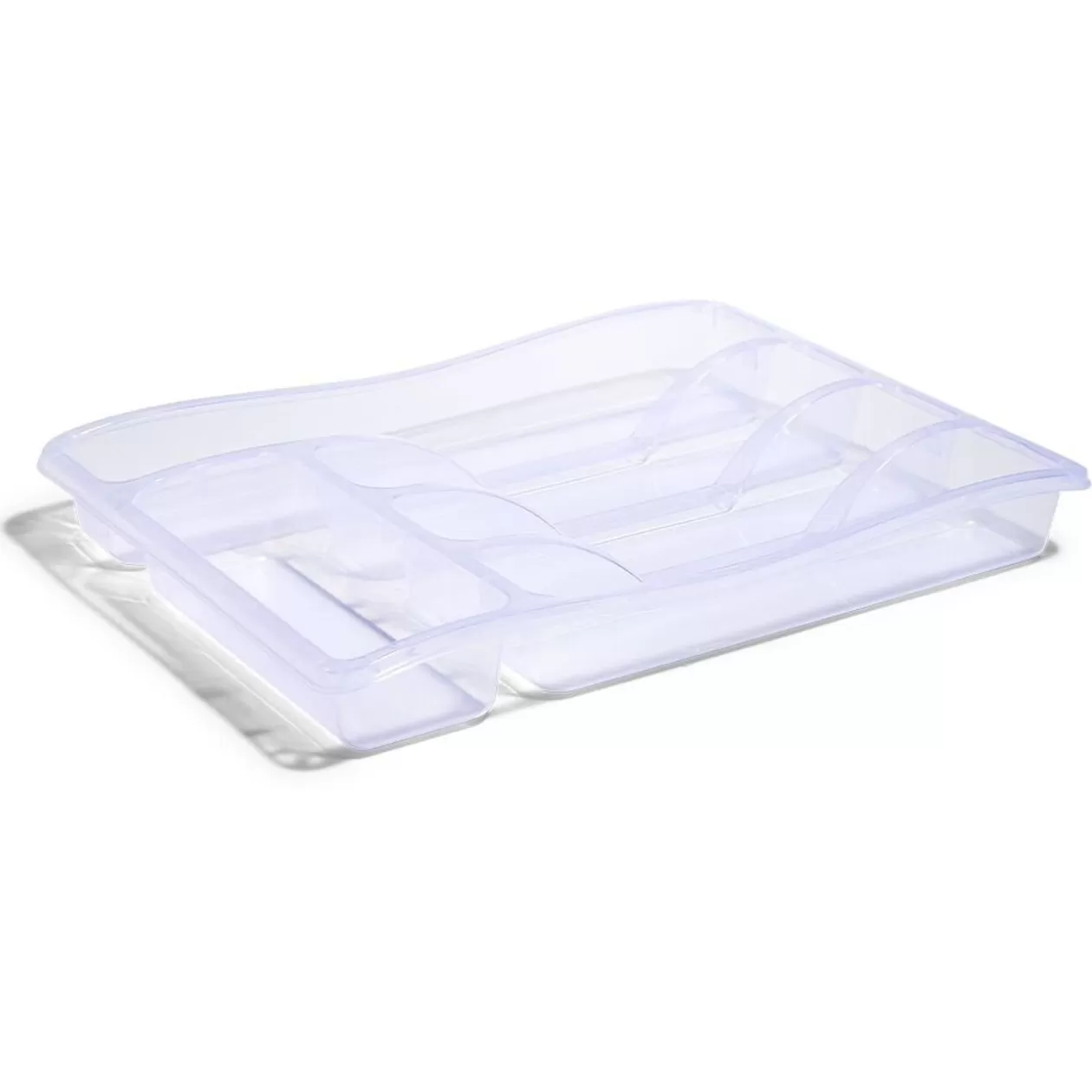 Gifi Range-couverts en plastique transparent - L.33xl.25,5xH.4cm< Rangement De Cuisine