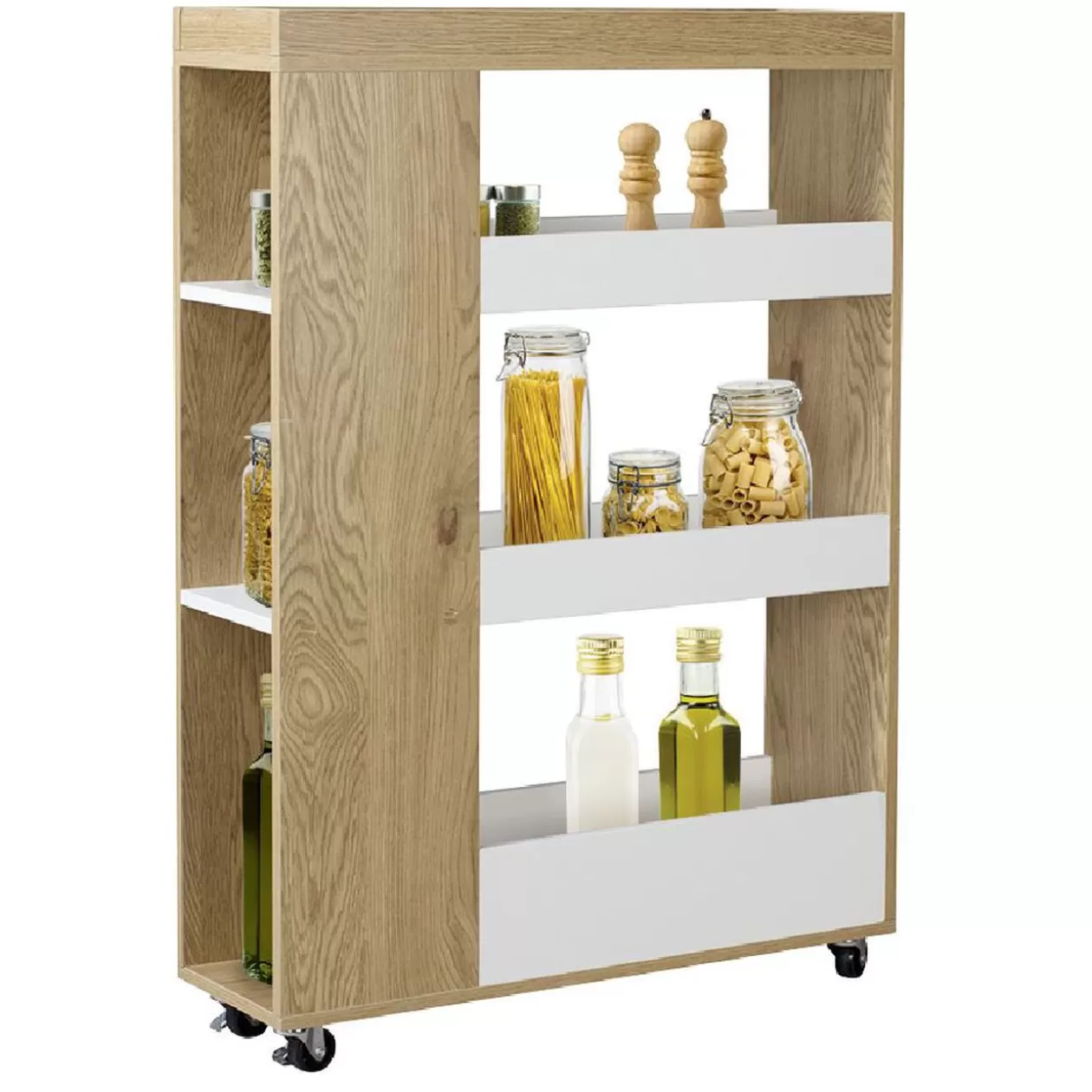 Gifi Resserre à roulettes Kitchen< Rangement De Cuisine