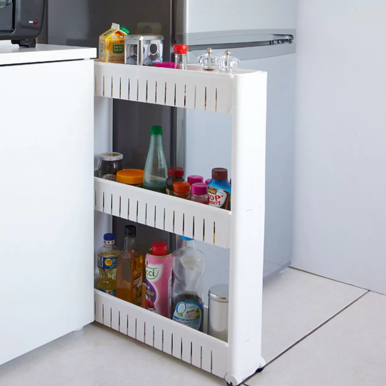 Gifi Resserre de cuisine étroite< Rangement De Cuisine