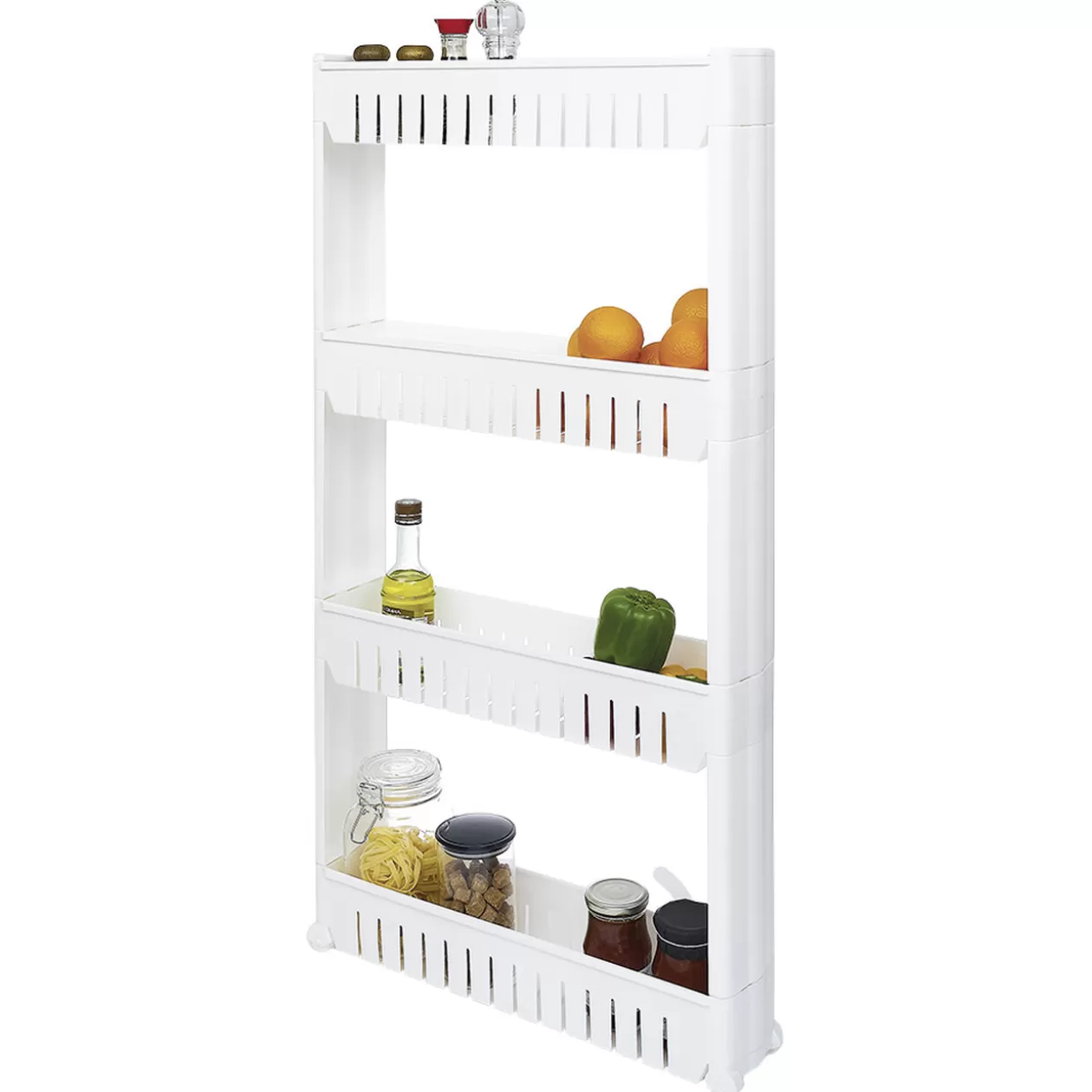 Gifi Resserre légume 4 niveaux blanc 54x12,2xH101 cm< Rangement De Cuisine