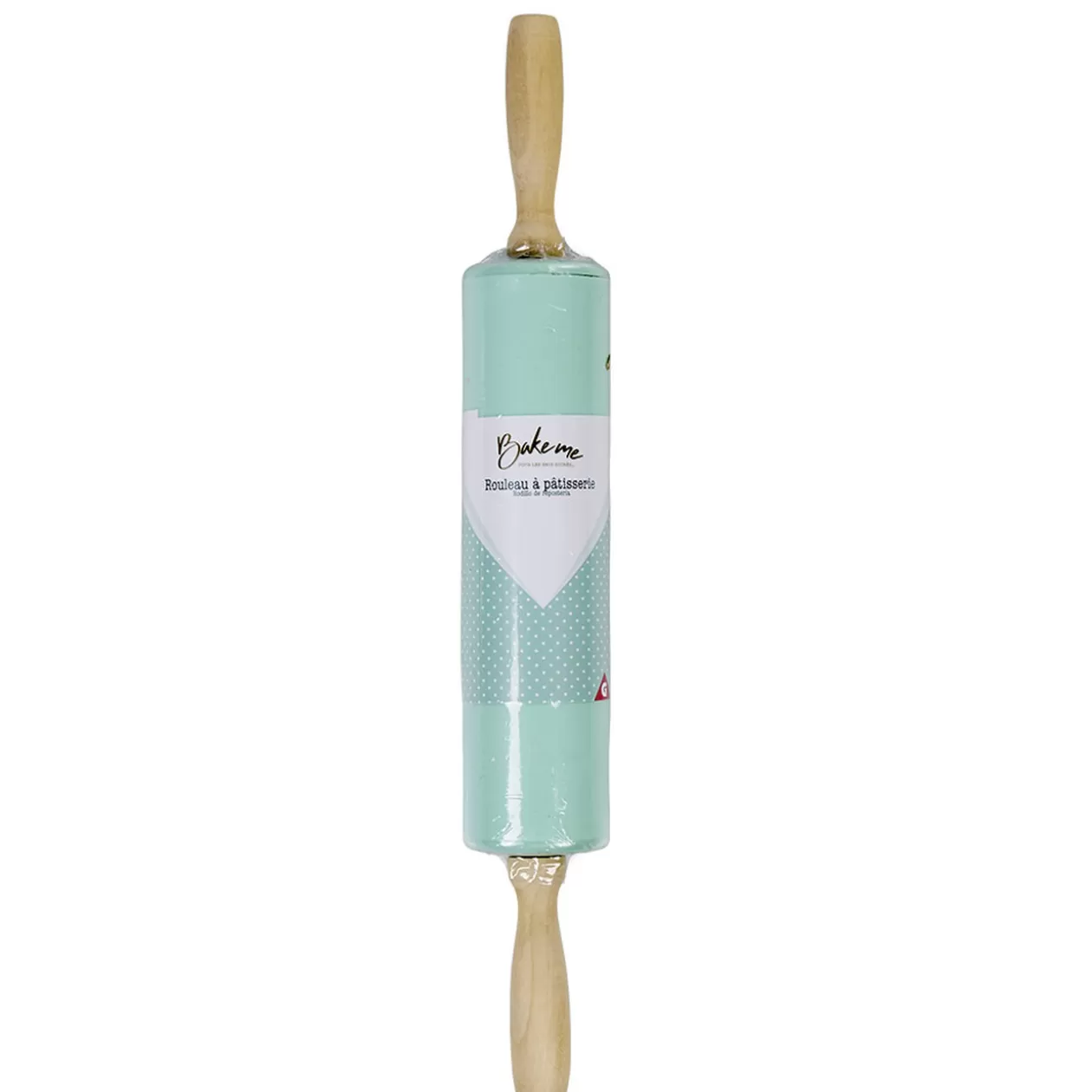 Gifi Rouleau à pâtisserie en silicone avec manche en bois< Préparation Culinaire