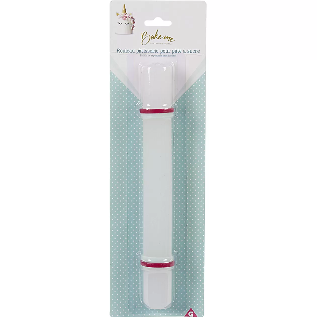 Gifi Rouleau à pâtisserie pour pâte à sucre L. 23 cm< Préparation Culinaire