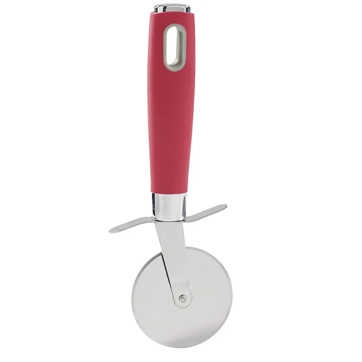 Gifi Roulette à pizza en inox manche polypropylène rouge< Préparation Culinaire