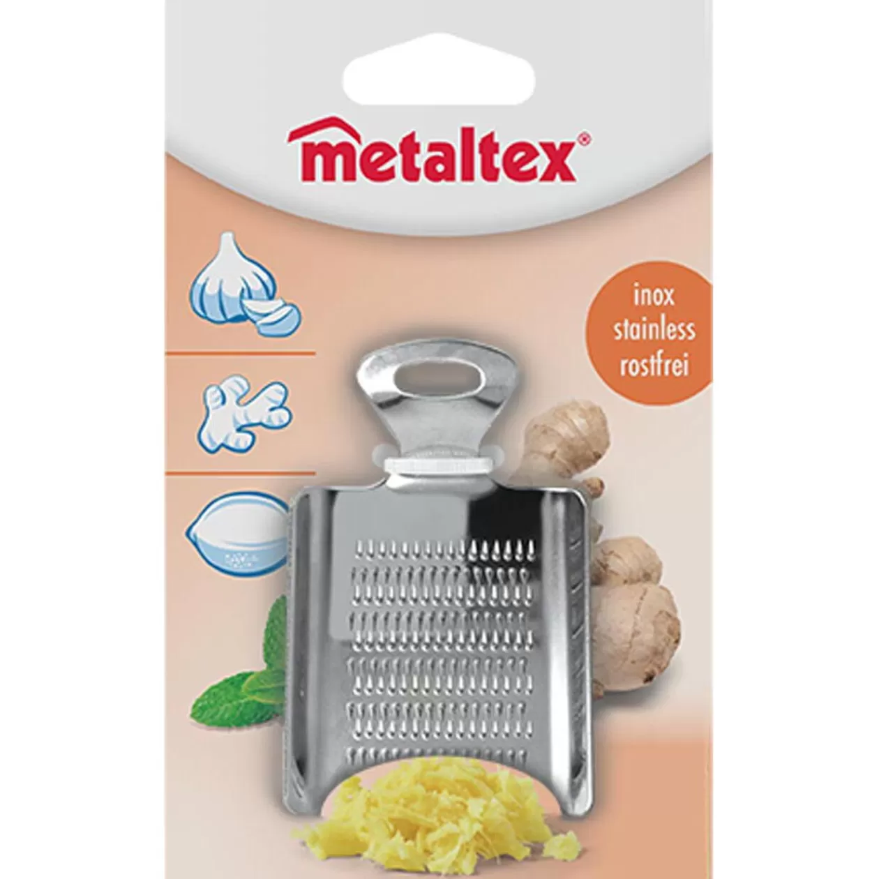 Gifi Râpe à gingembre et ail Metaltex< Préparation Culinaire