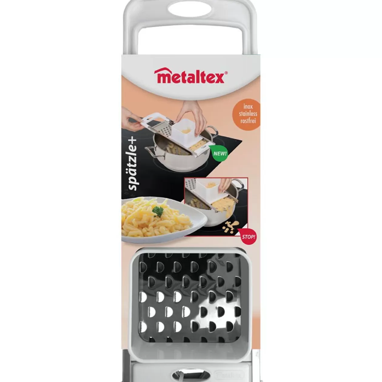 Gifi Râpe à pâtes spaetzle Metaltex< Préparation Culinaire