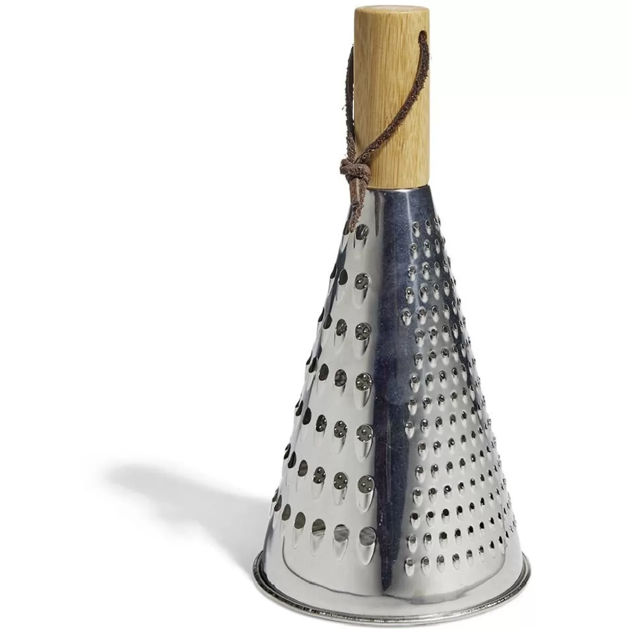 Gifi Râpe conique multifonction inox gris et manche bambou< Préparation Culinaire