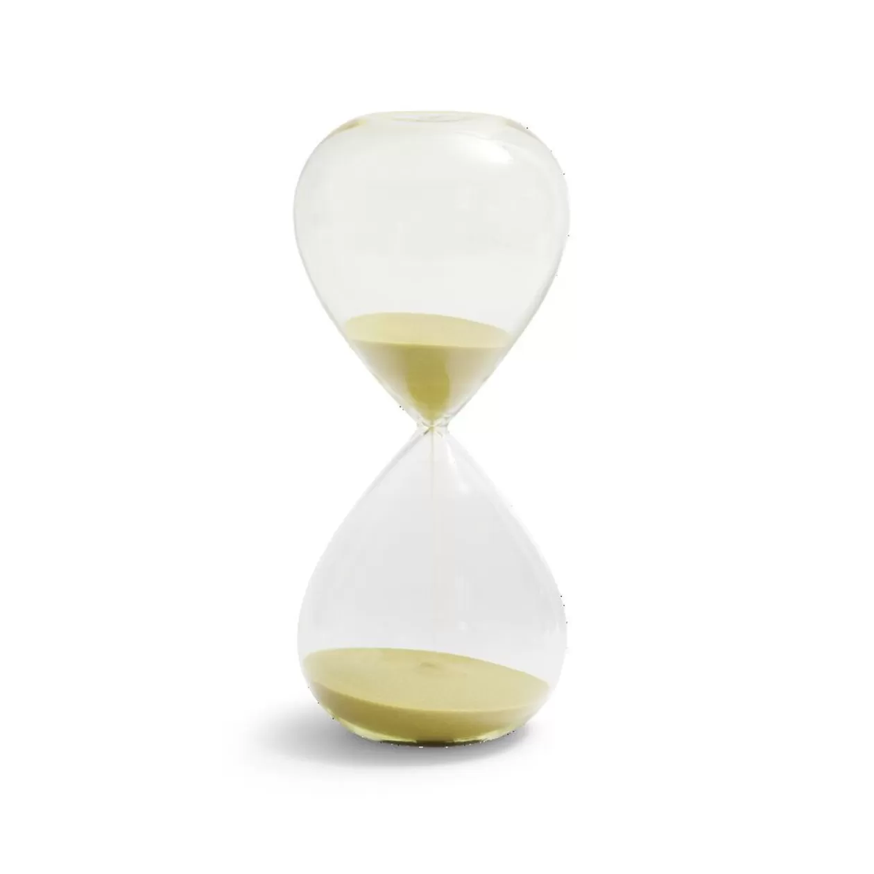 Gifi Sablier verre sable jaune Ø8xH20cm< Préparation Culinaire