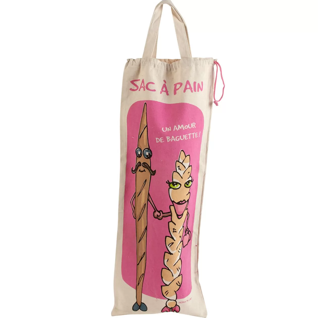 Gifi Sac à pain humoristique en coton< Rangement De Cuisine