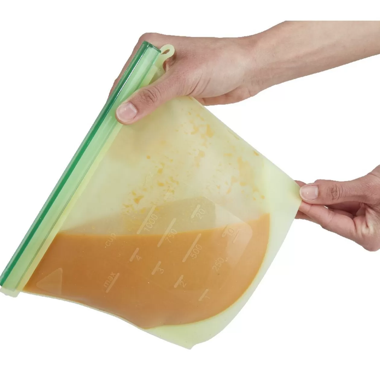 Gifi Sac de conservation alimentaire silicone réutilisable 1L x2< Conservation Alimentaire