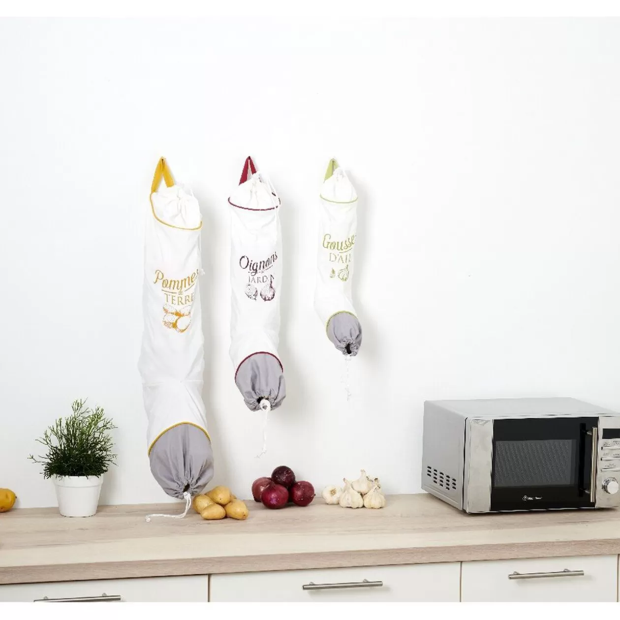 Gifi Sac de rangement légumes x 3< Conservation Alimentaire