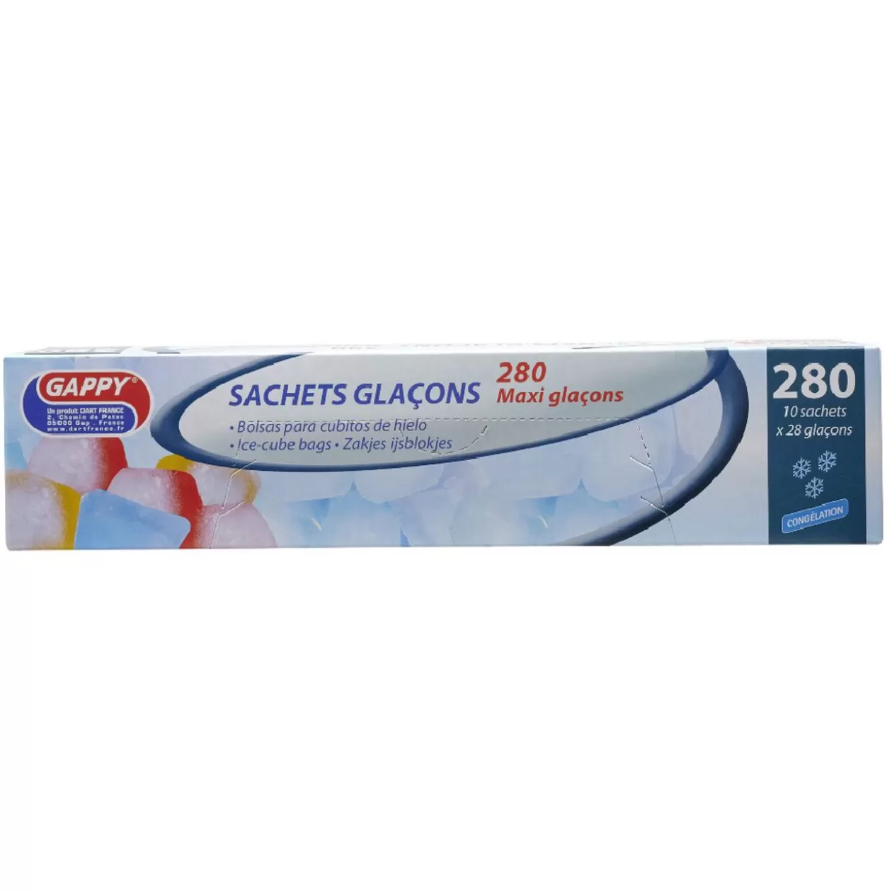 Sachet de 28 glaçons x10>Gifi Outlet