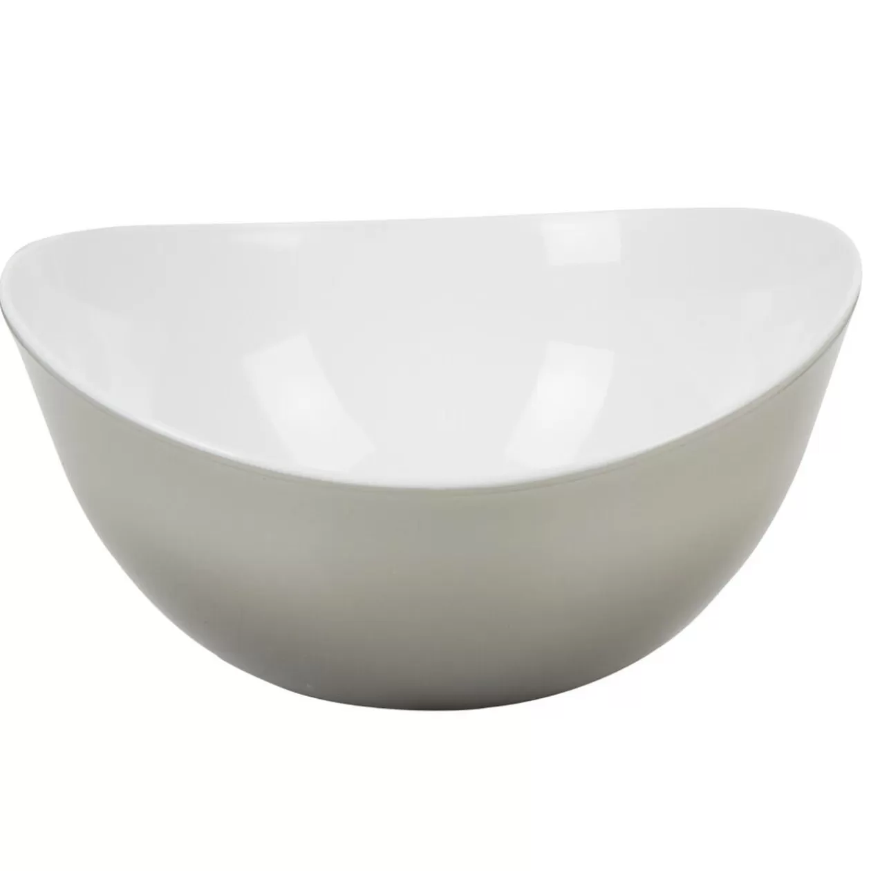 Saladier bicolore gris blanc>Gifi Flash Sale
