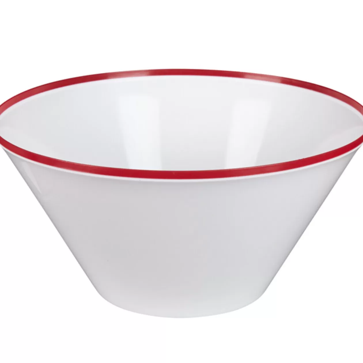 Gifi Saladier blanc bord coloré< Vaisselle Et Accessoires De Table