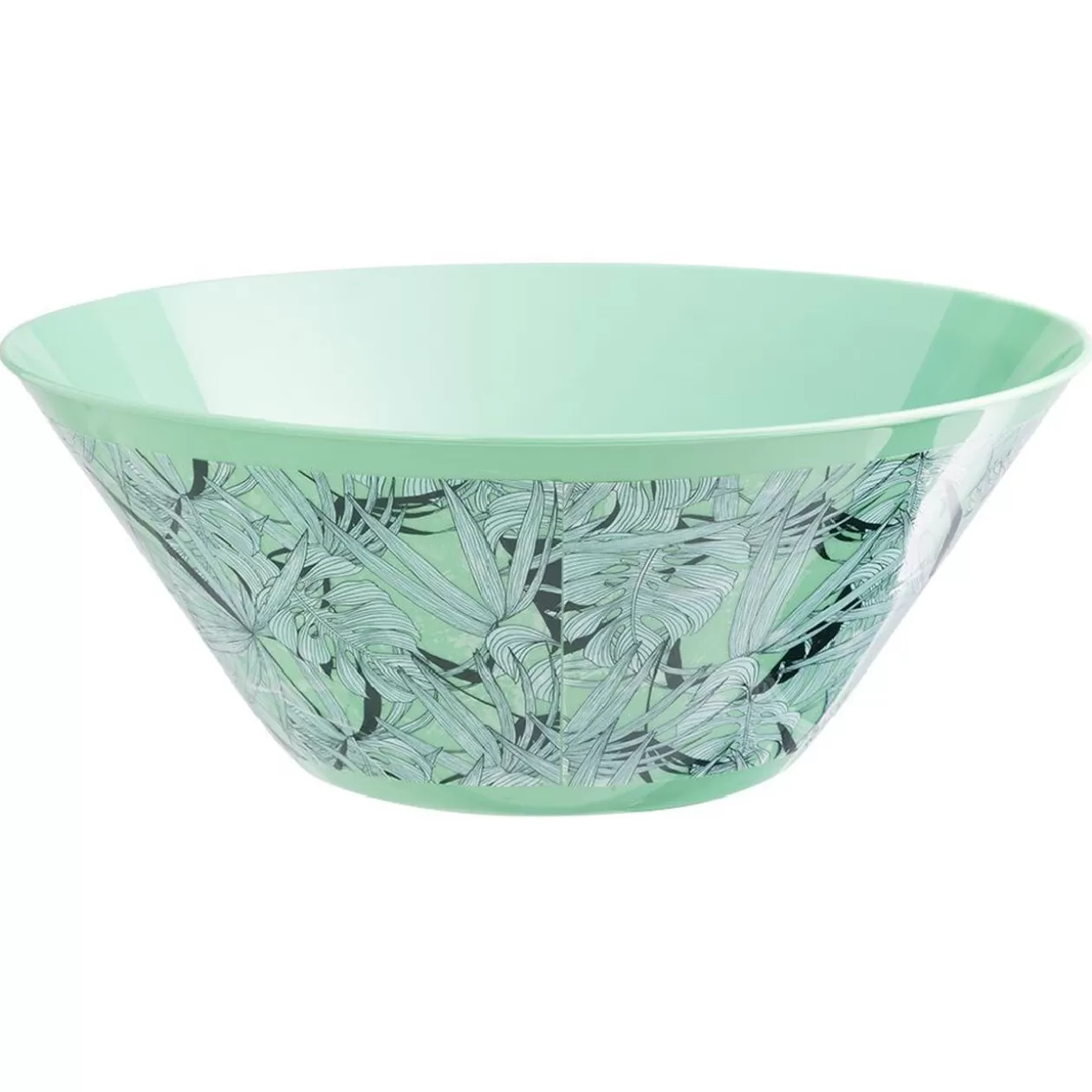 Saladier en plastique décor feuillage>Gifi Cheap