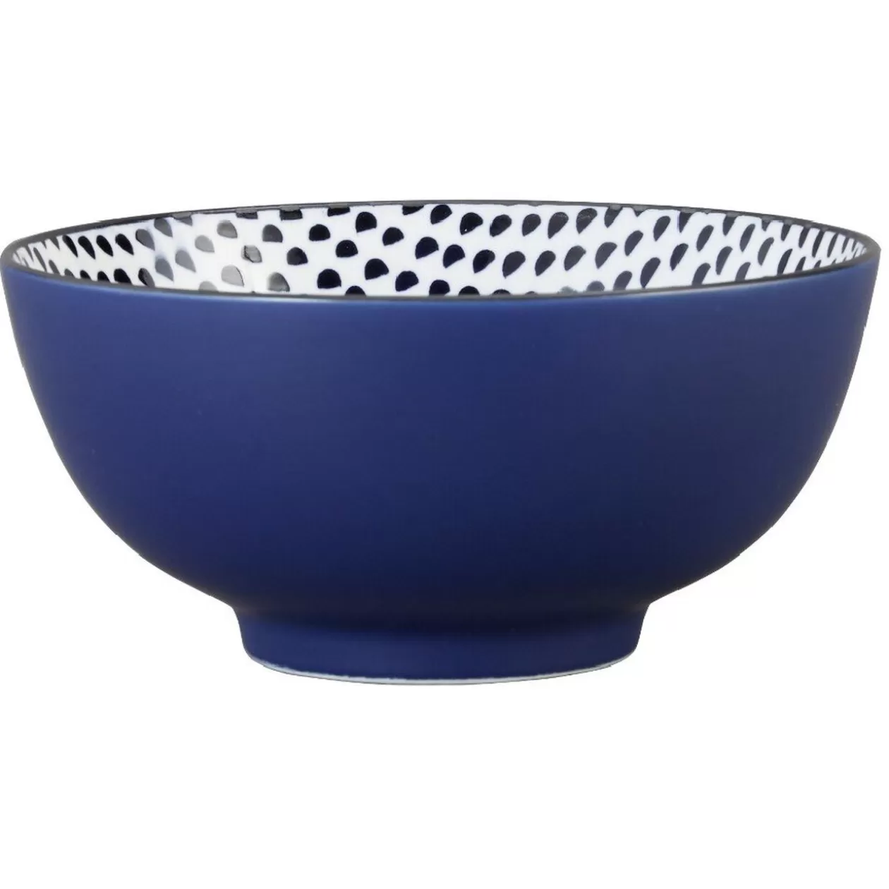 Saladier en porcelaine décor bleu>Gifi Discount