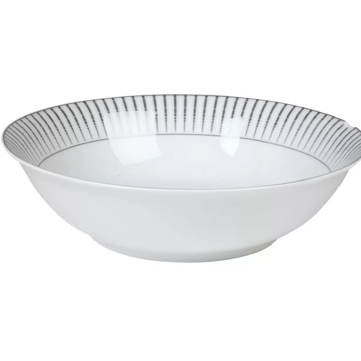 Gifi Saladier en porcelaine motif argenté< Vaisselle Et Accessoires De Table