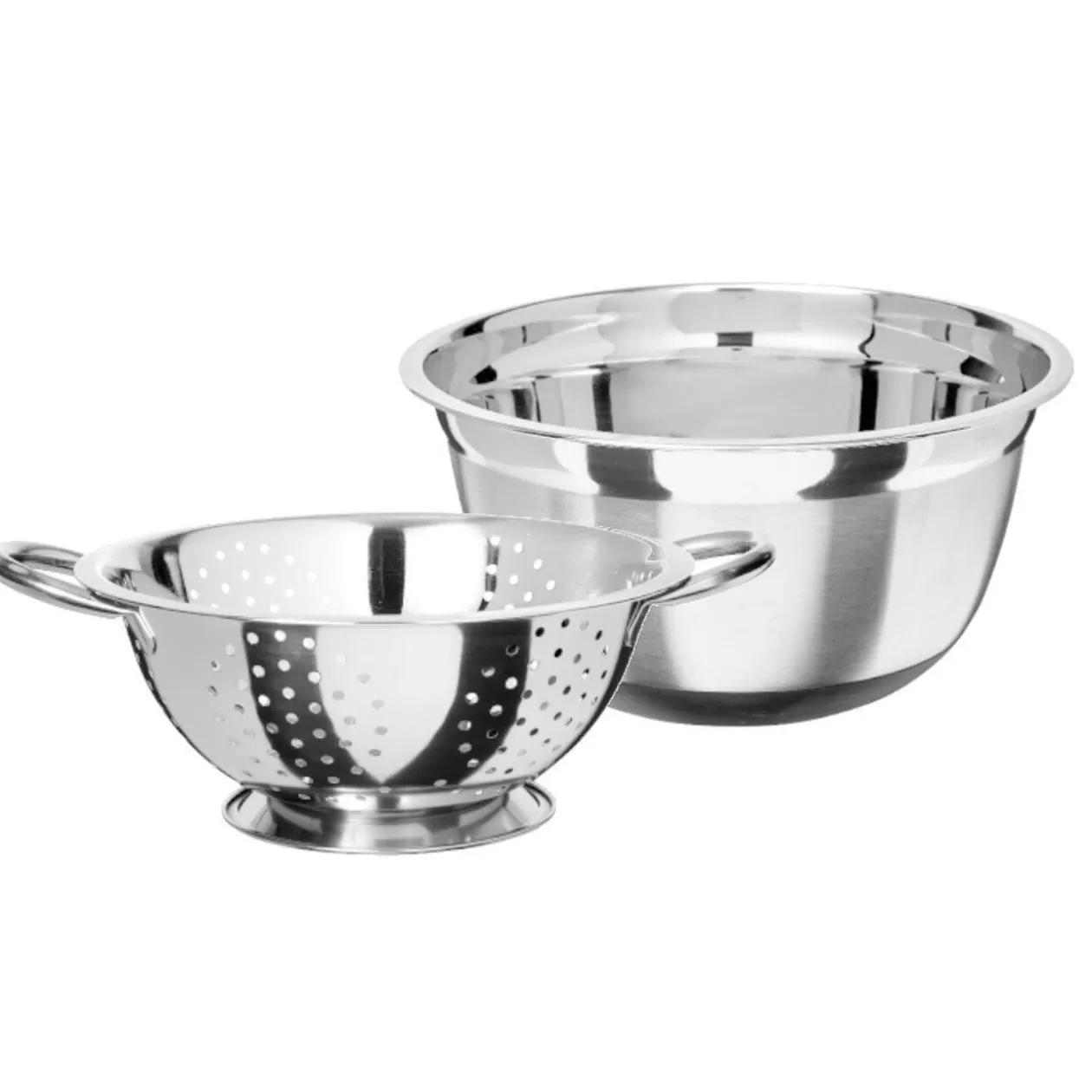 Gifi Saladier et passoire en inox< Préparation Culinaire