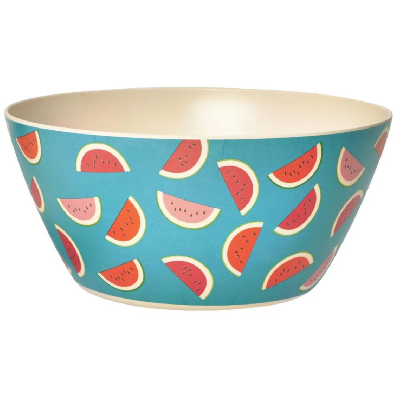 Gifi Saladier motif pastèque en plastique et bambou< Vaisselle Et Accessoires De Table