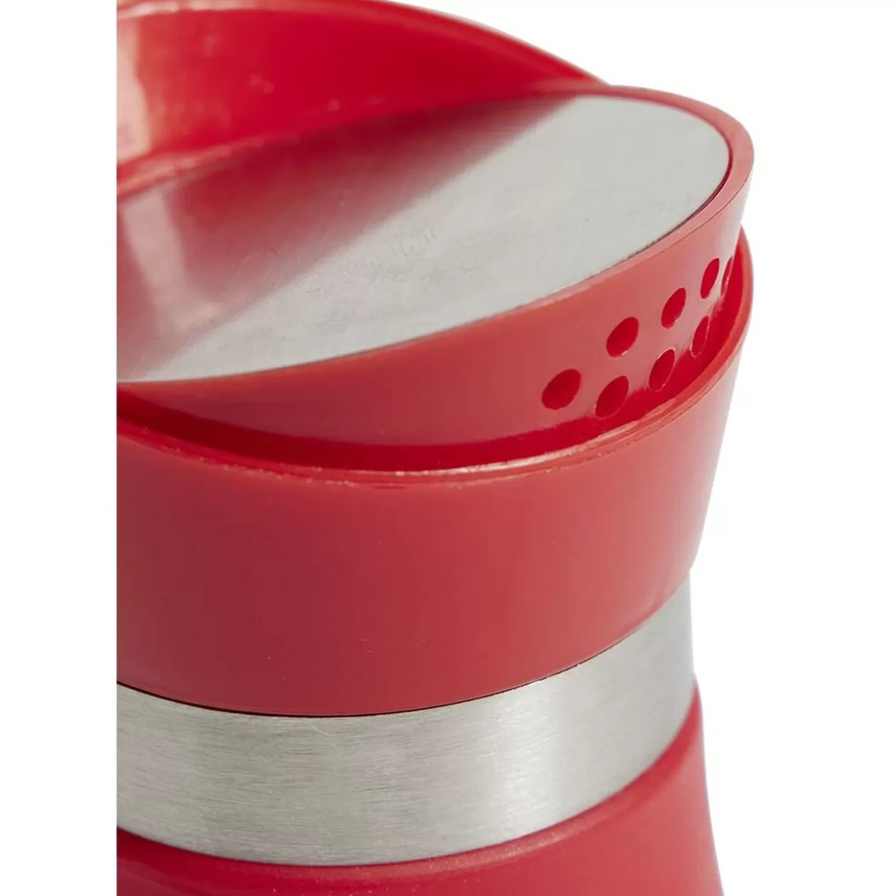 Gifi Salière et poivrière 130ml verre et plastique rouge< Vaisselle Et Accessoires De Table