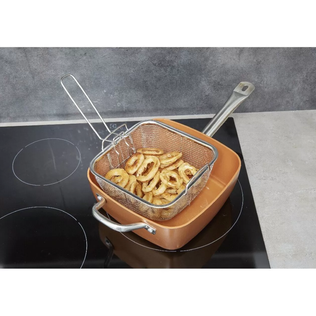 Gifi Sauteuse multifonctions cuivrée< Petit Électroménager