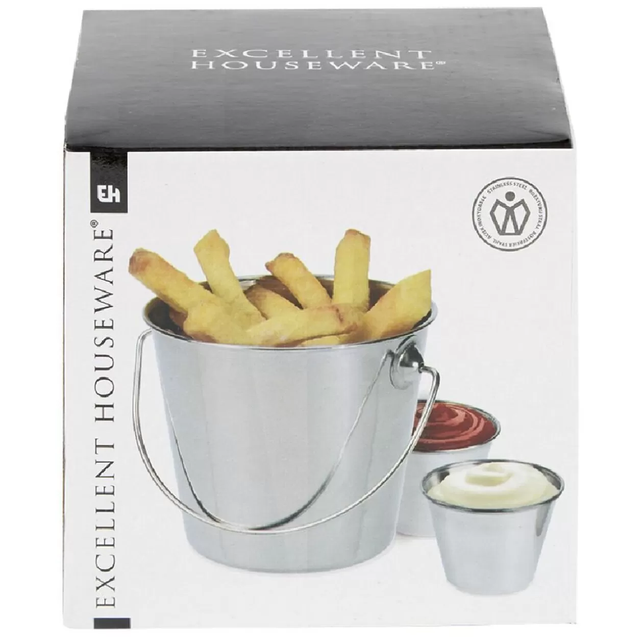 Gifi Seau pour frites inox argenté< Petit Électroménager