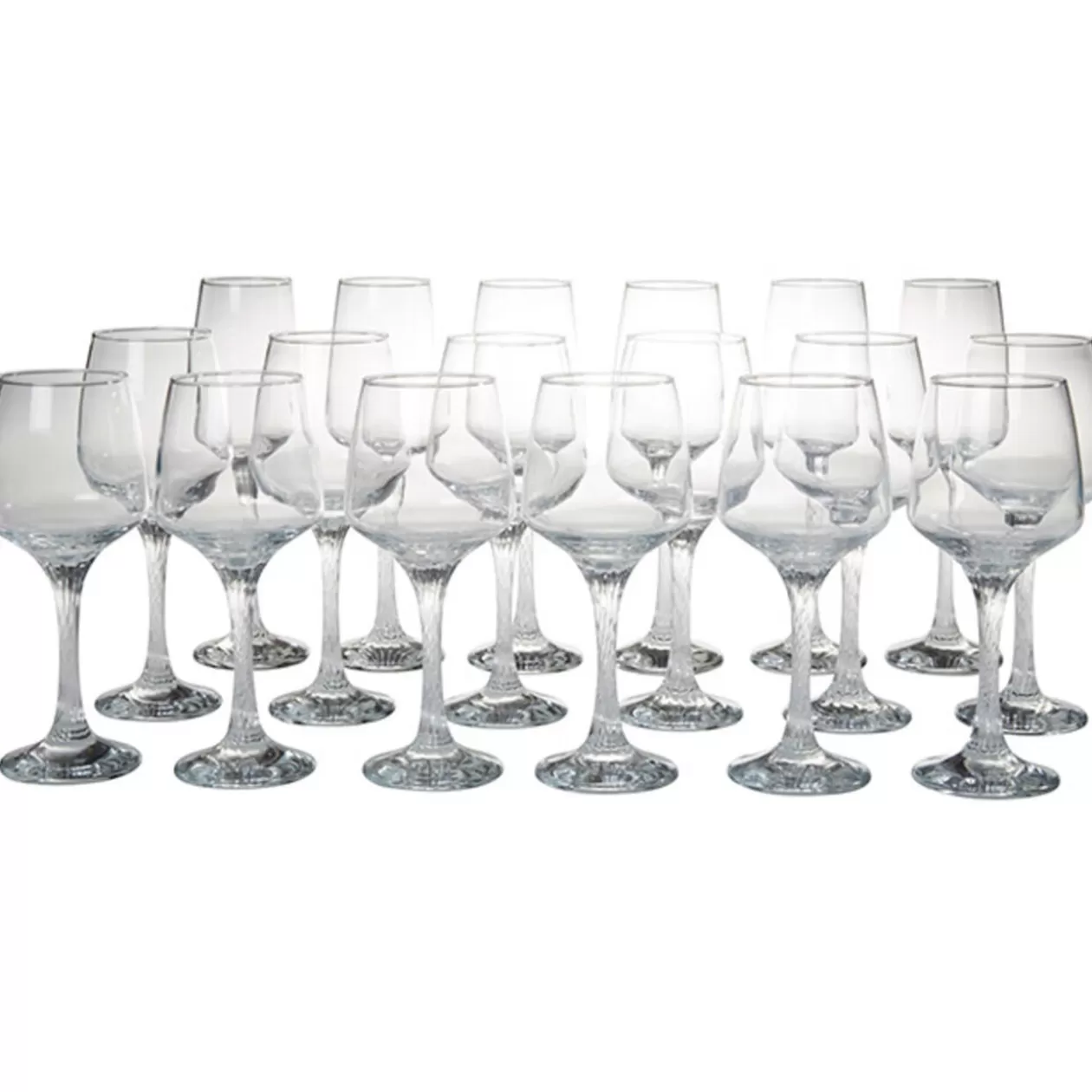 Gifi Service 18 verres à pied glamour< Vaisselle Et Accessoires De Table