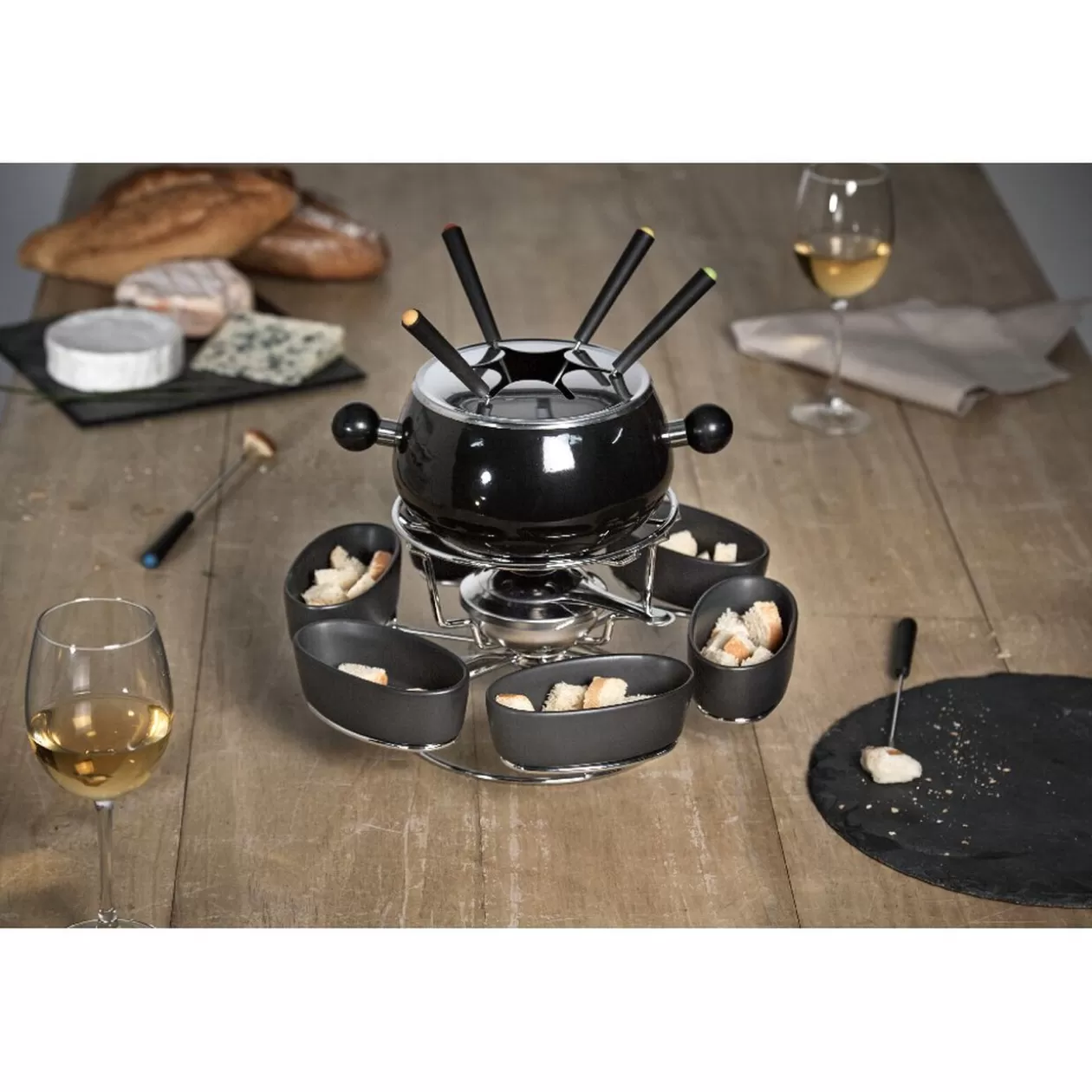 Gifi Service à fondue 6 personnes< Petit Électroménager
