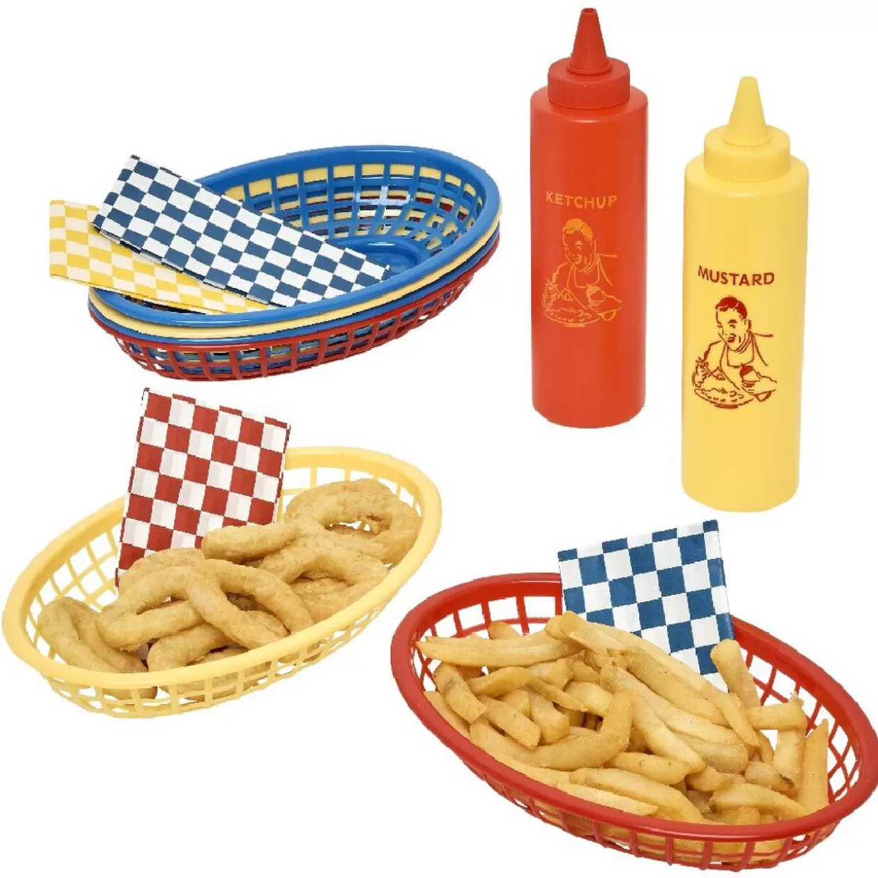 Gifi Service à frites 6 paniers individuels< Petit Électroménager