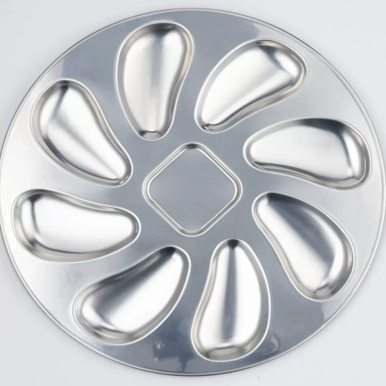 Gifi Service à huitres en inox 13 pièces avec couteau/fourchettes/assiettes< Vaisselle Et Accessoires De Table