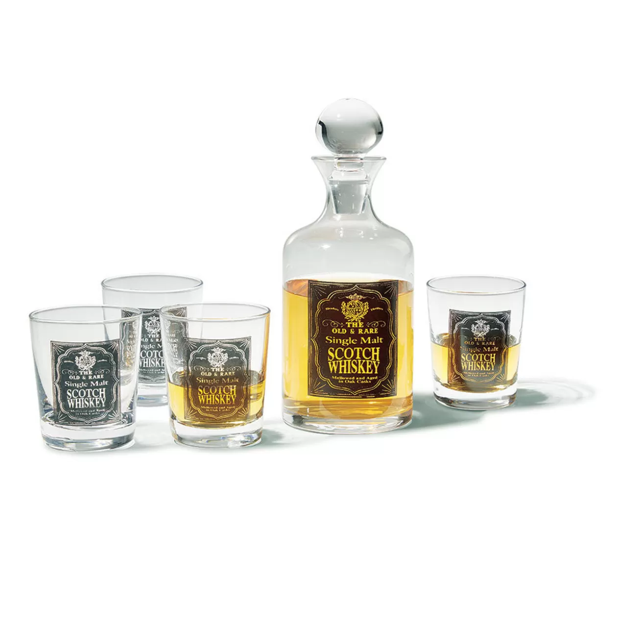 Service à whisky carafe x1 et verres x4>Gifi Store
