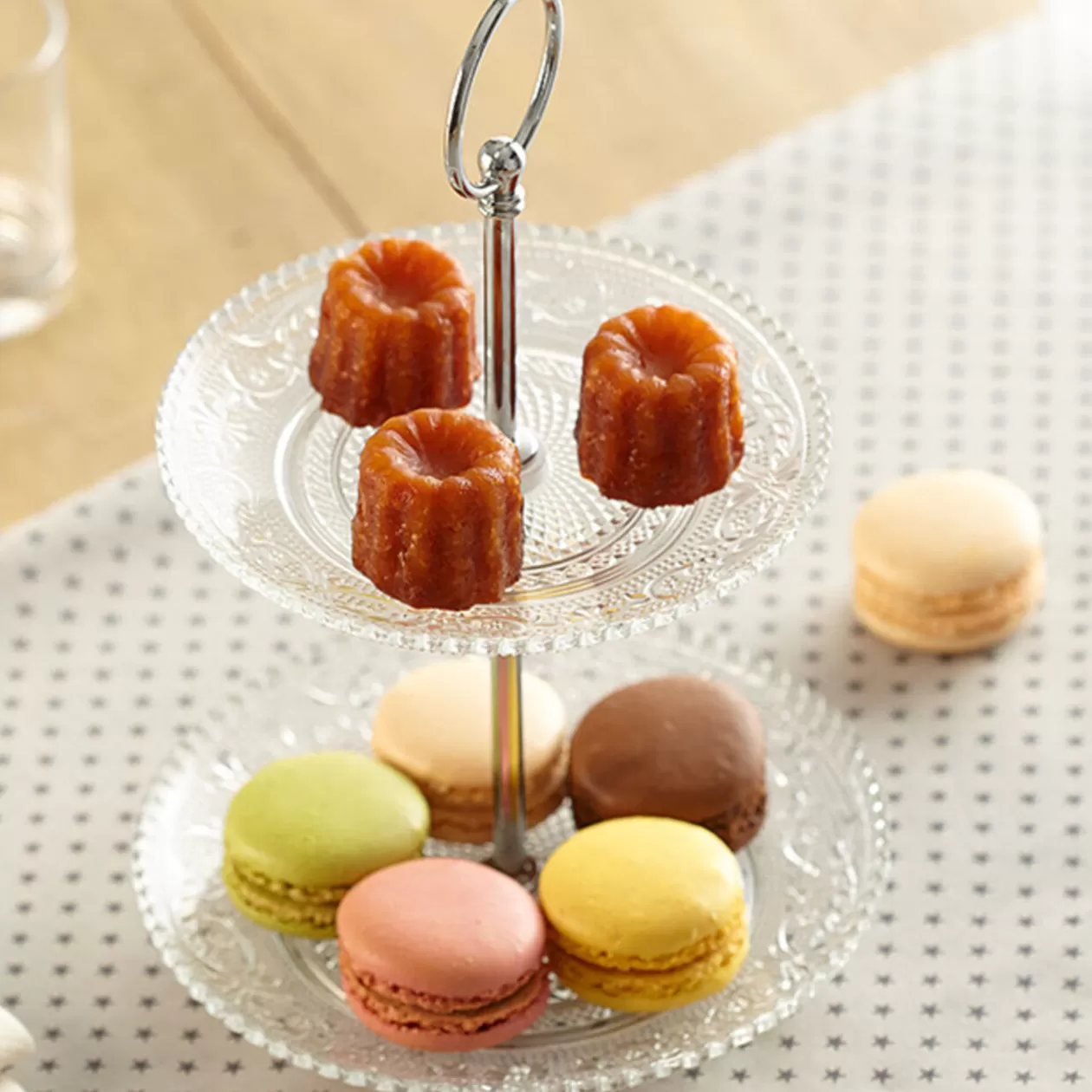 Gifi Serviteur 2 niveaux verre< Vaisselle Et Accessoires De Table