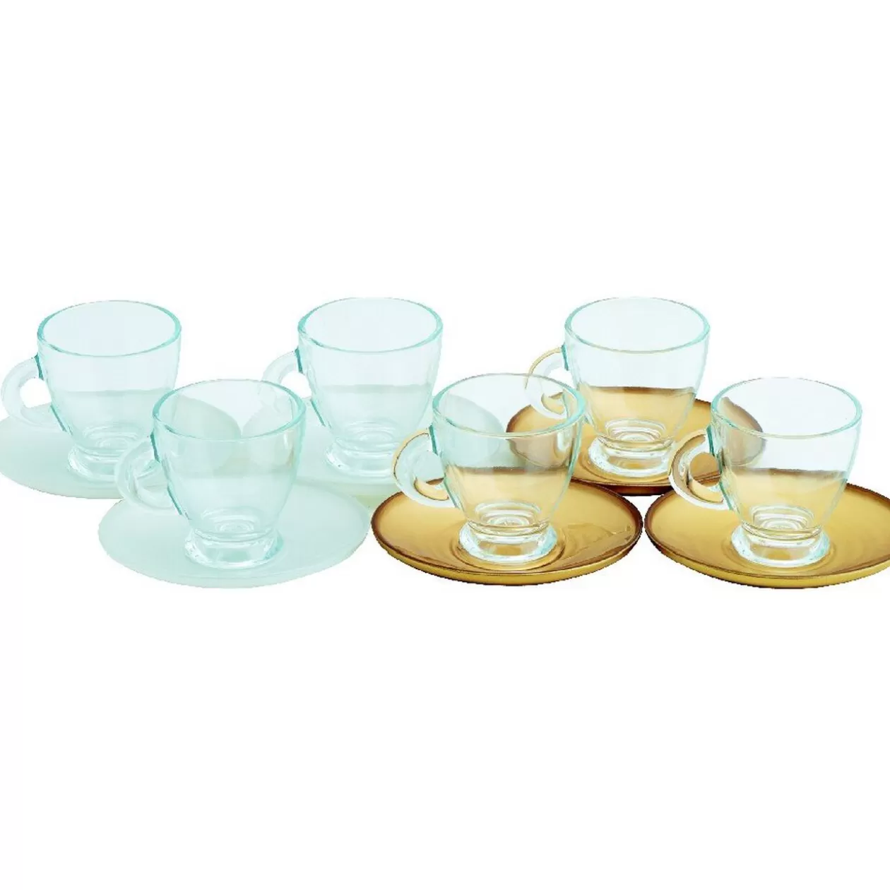 Set 6 tasses expresso nacré et doré 9 cl>Gifi Flash Sale