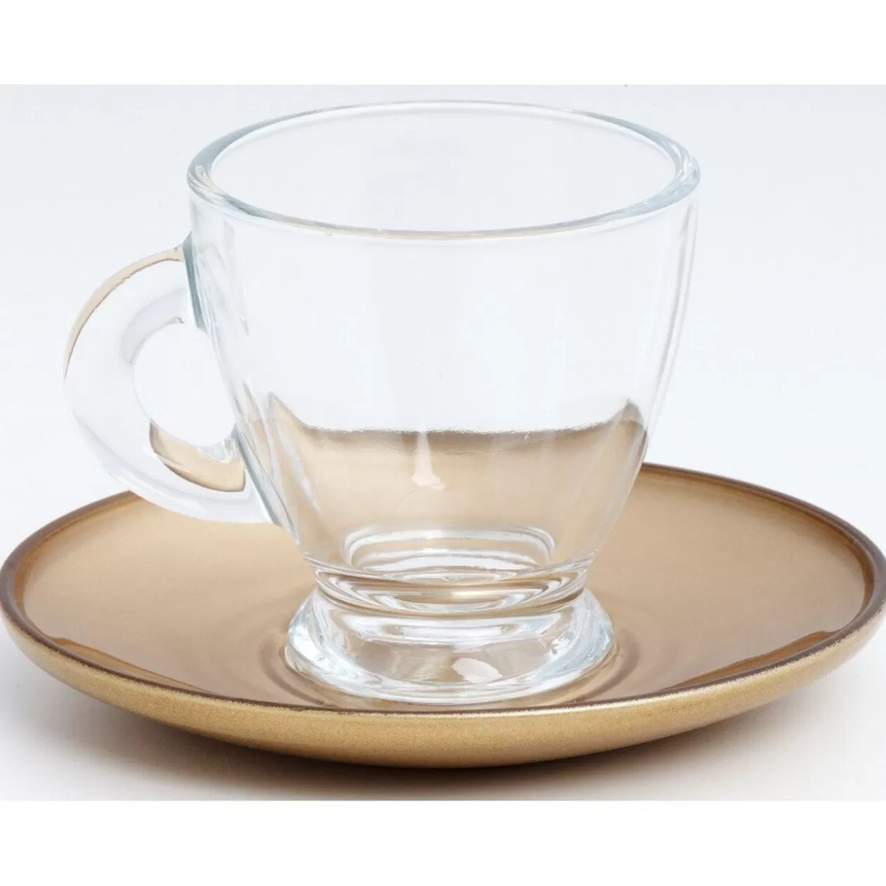 Set 6 tasses expresso nacré et doré 9 cl>Gifi Flash Sale