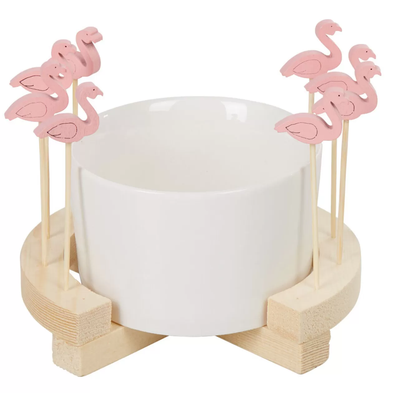 Set apéritif Aloha coupelle et pique flamant rose x 8>Gifi Cheap