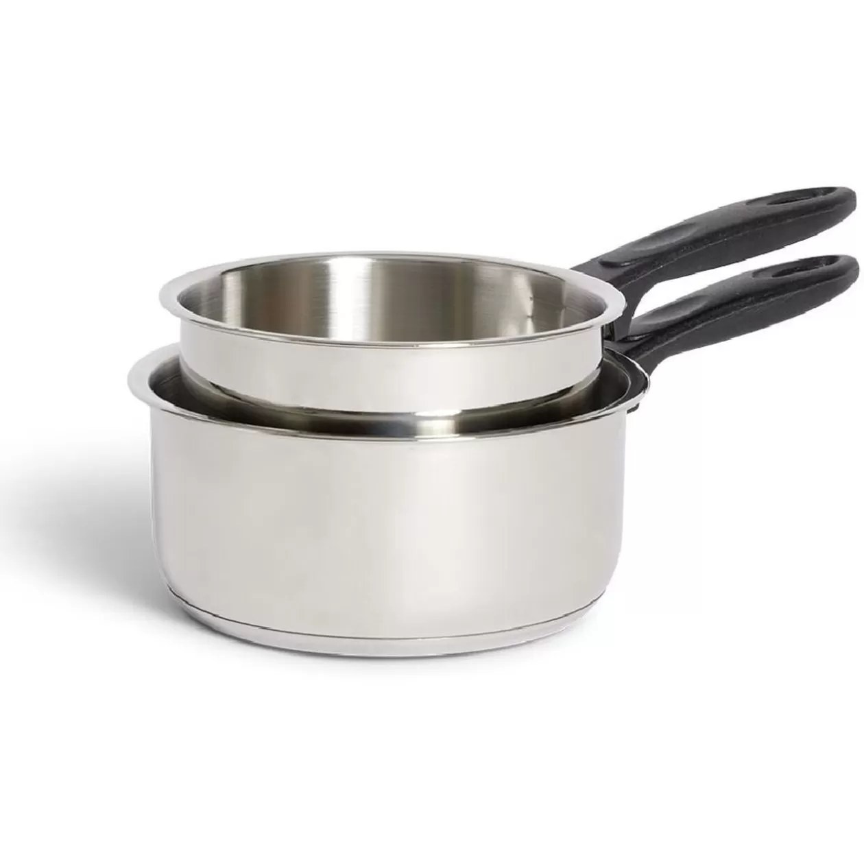 Gifi Set casserole inox x2 - Ø16cm et Ø18cm< Cuisson