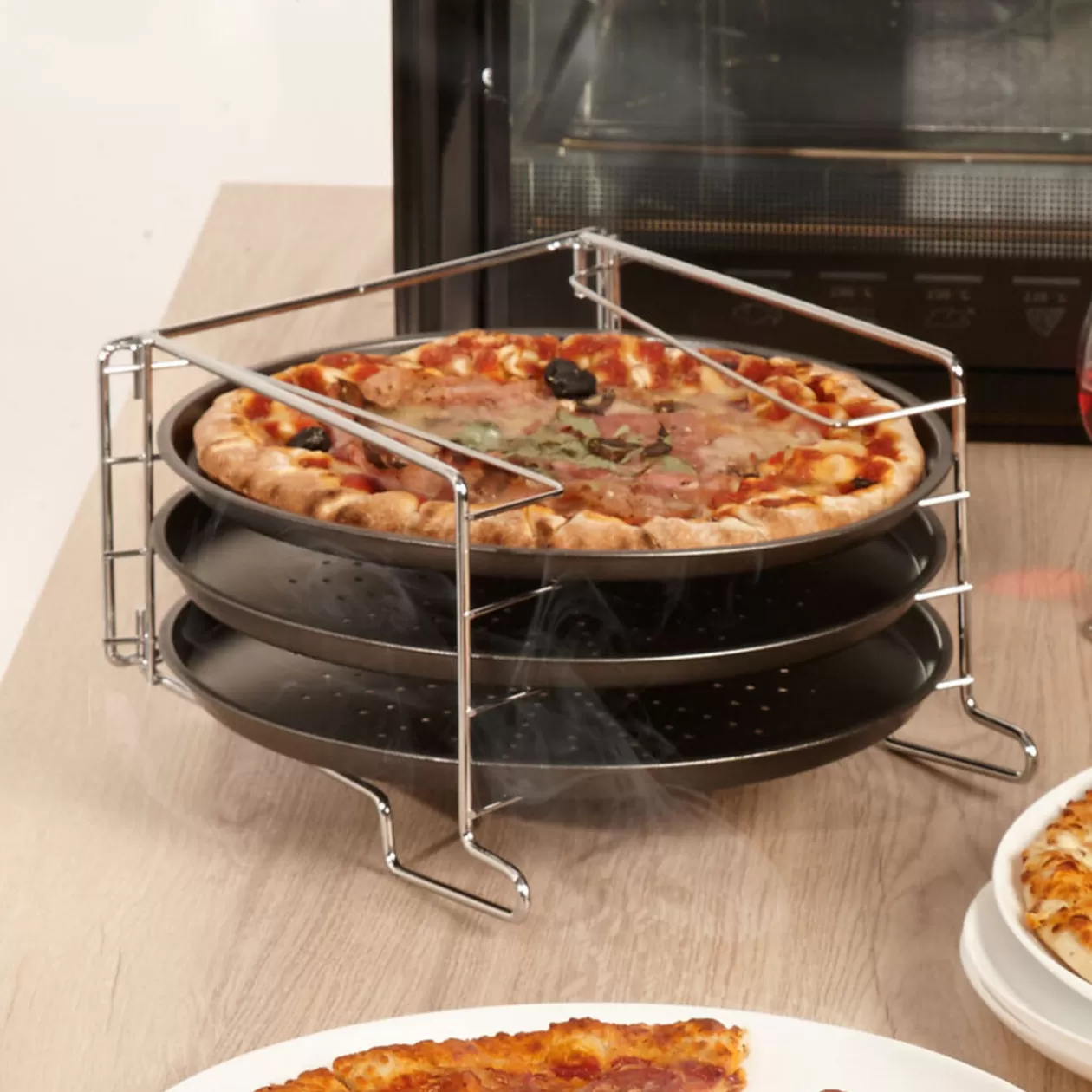 Gifi Set chauffe 3 pizzas< Cuisson