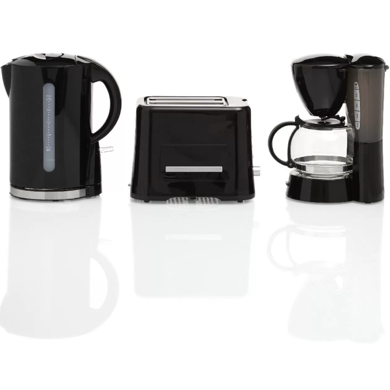 Gifi Set petit déjeuner Homday noir< Petit Électroménager