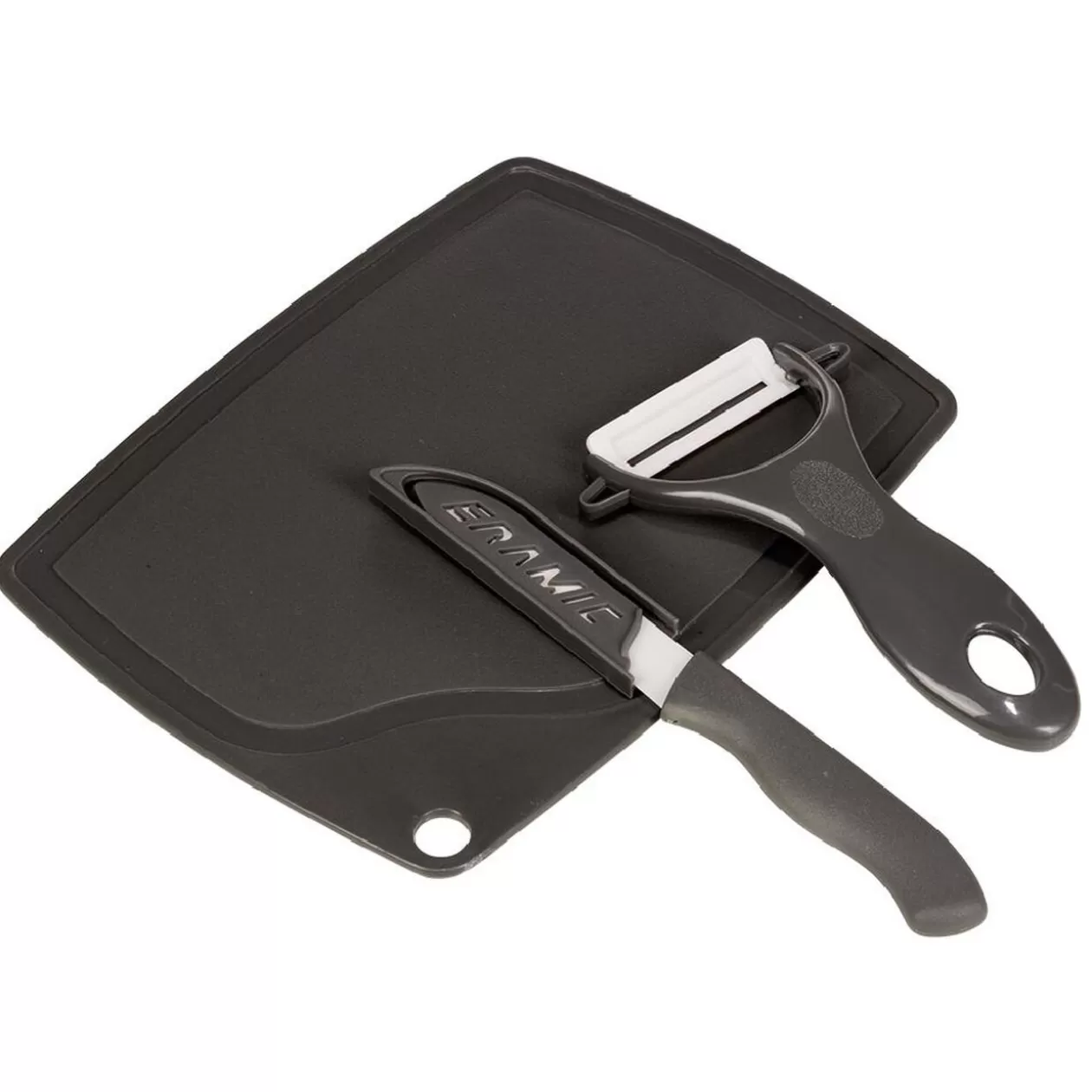 Gifi Set planche éplucheur et couteau céramique< Préparation Culinaire