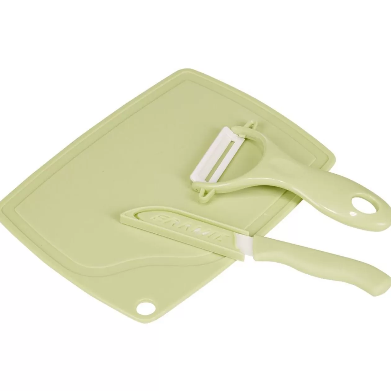 Gifi Set planche éplucheur et couteau céramique< Préparation Culinaire