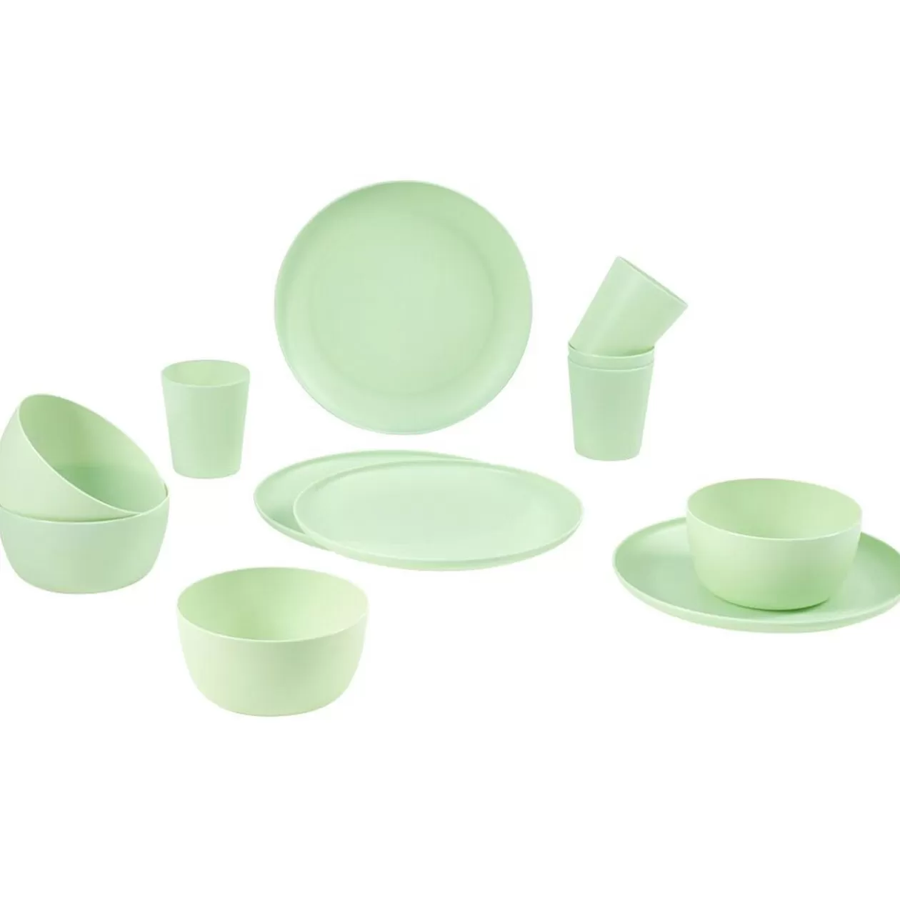 Gifi Set vaisselle plastique 12 pièces< Vaisselle Et Accessoires De Table