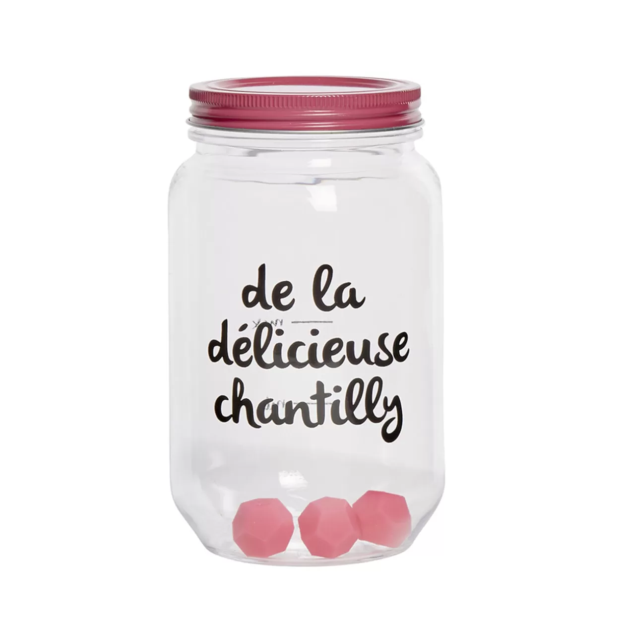 Shaker à chantilly manuel tranparent rose>Gifi Best Sale