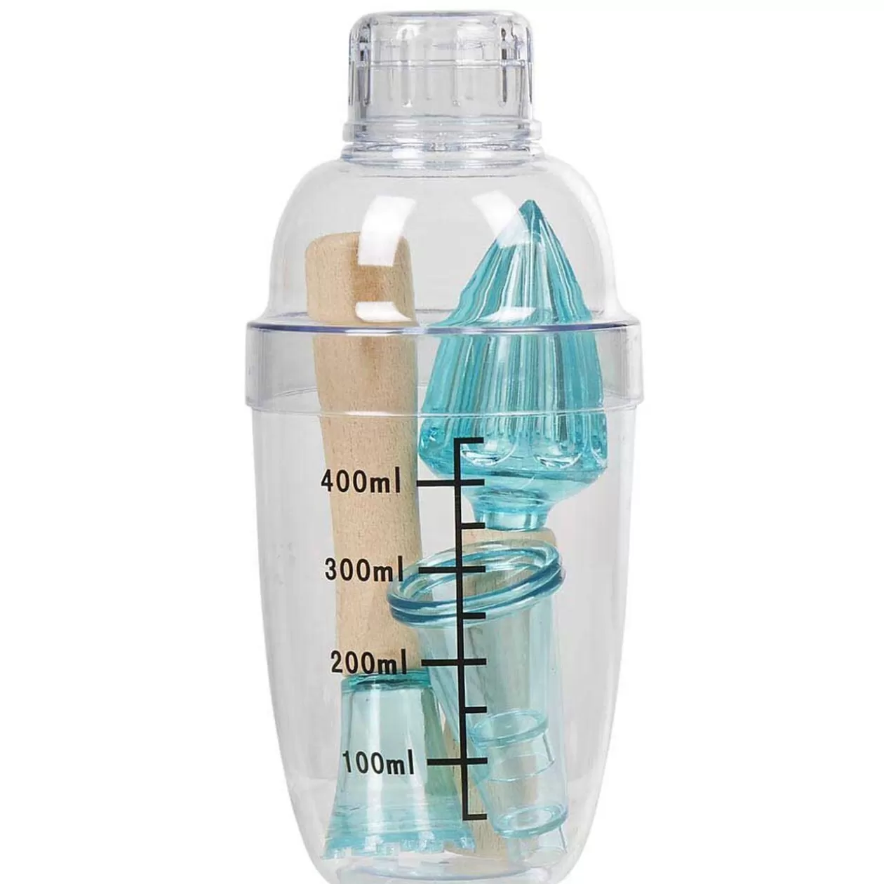 Shaker à cocktail plastique et bois>Gifi Flash Sale