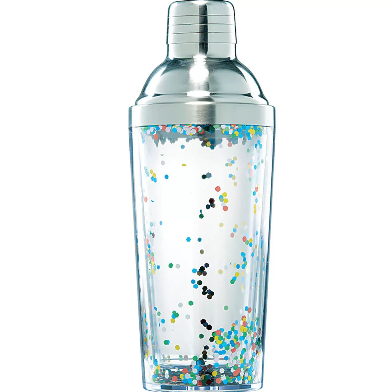 Shaker gris et transparent avec paillettes>Gifi Online