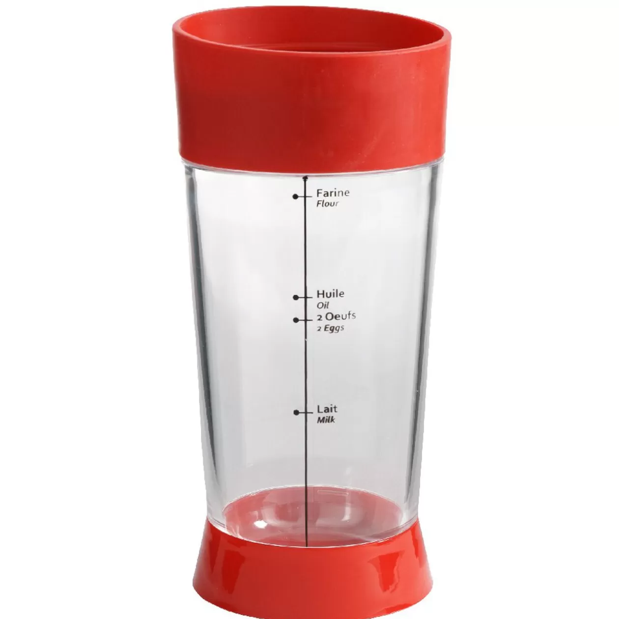 Shaker pâte à crêpes et brosse à huile>Gifi Discount