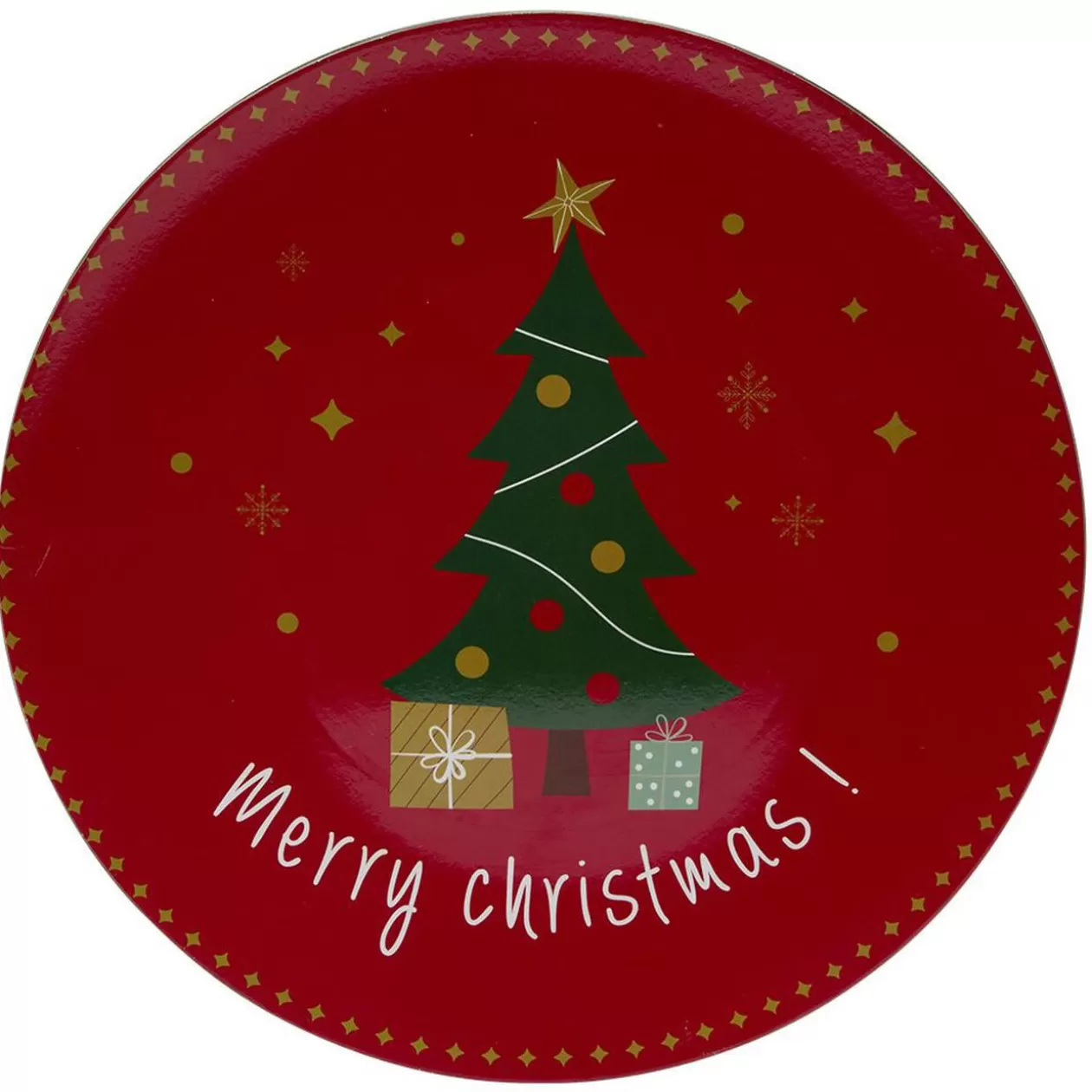 Sous assiette à motif sapin "Merry Christmas" Ø33 cm>Gifi Online