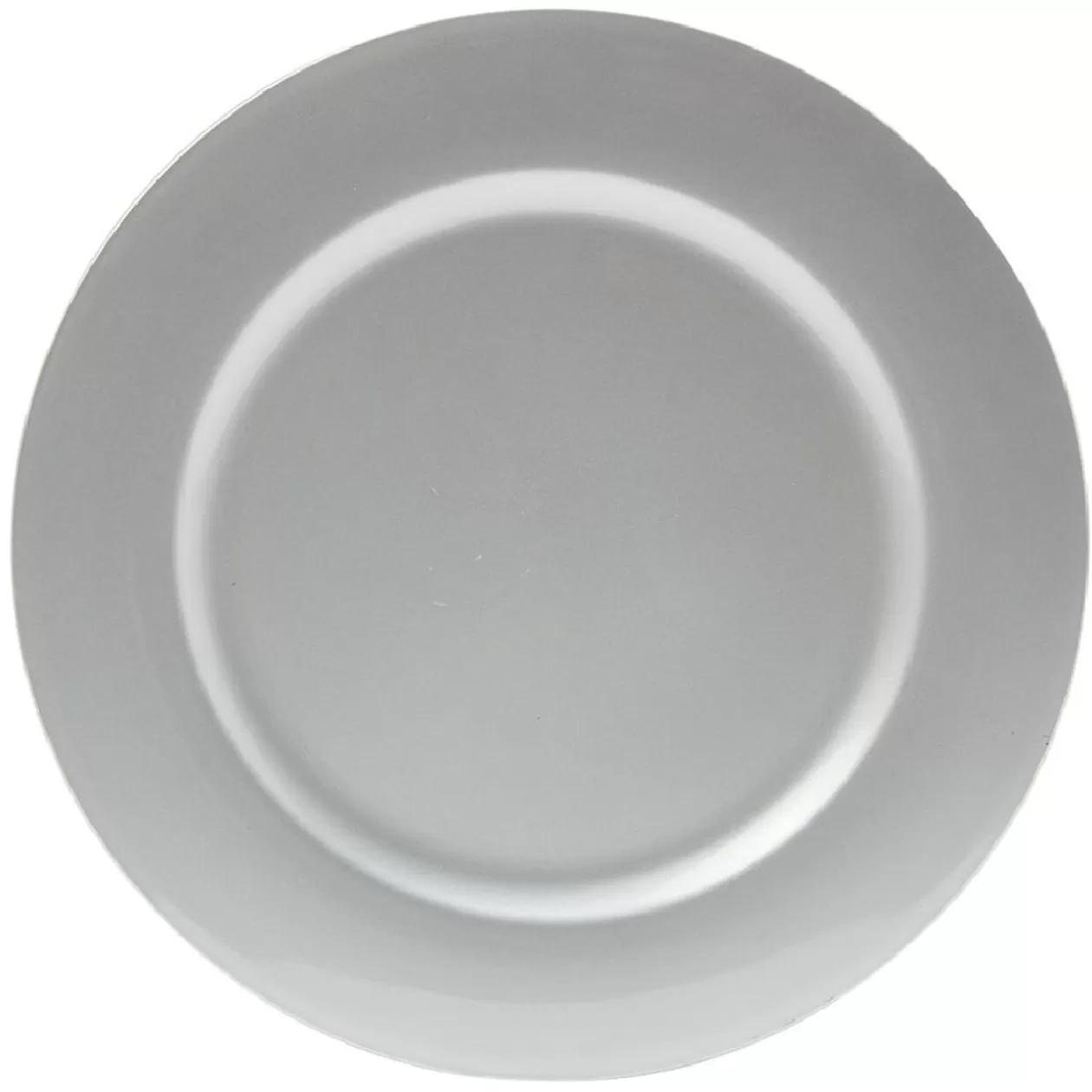 Sous assiette en plastique argenté>Gifi Cheap