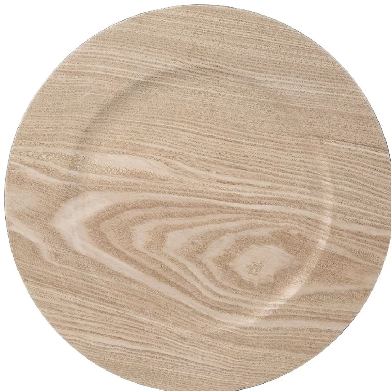Sous assiette style bois forme ronde>Gifi Online