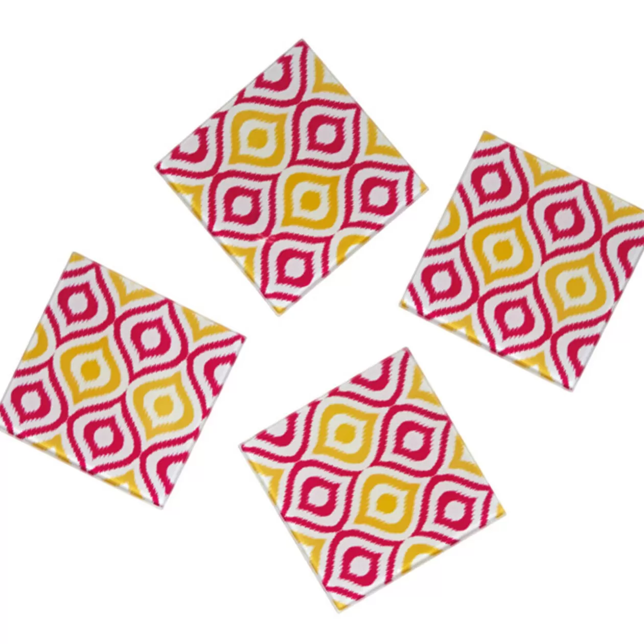 Gifi Sous verre rose jaune Muranu nomad< Vaisselle Et Accessoires De Table