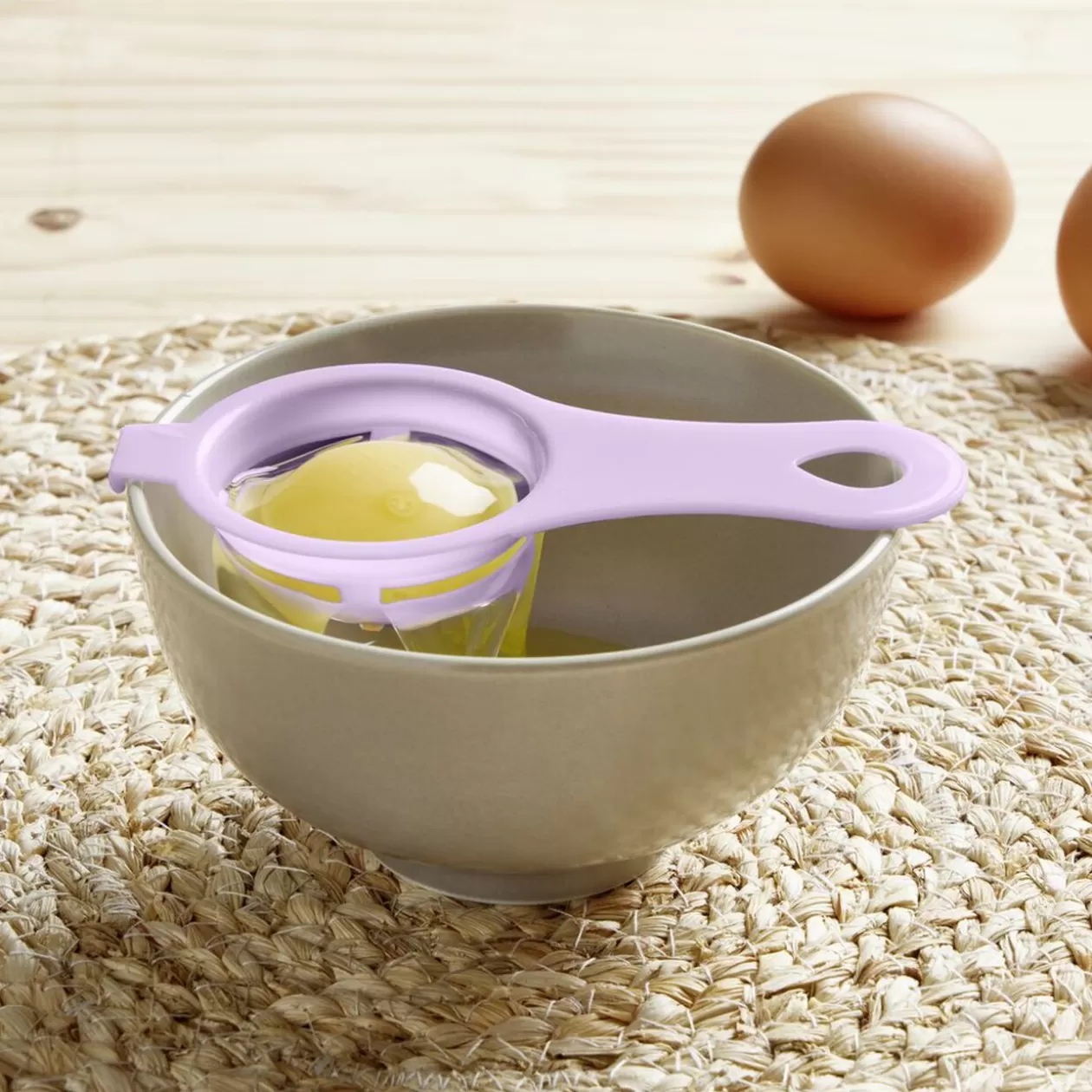 Gifi Séparateur blanc d'oeuf plastique bleu ou rose< Préparation Culinaire